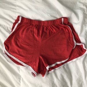 Brandy Melville Red Shorts